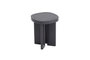 Hanah Home Mesa Auxiliar Gris 42x49x42 cm MDF Patas Madera